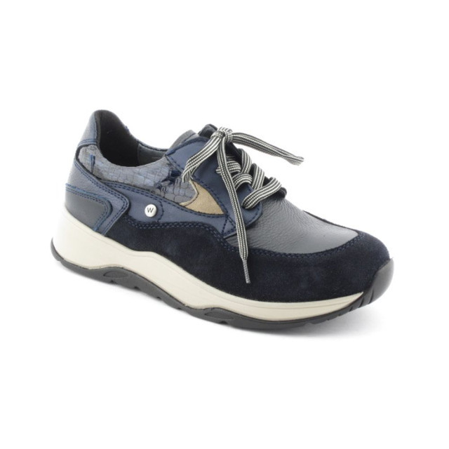 Wolky 01580-Sappho Veterschoenen Blauw 01580-Sappho large