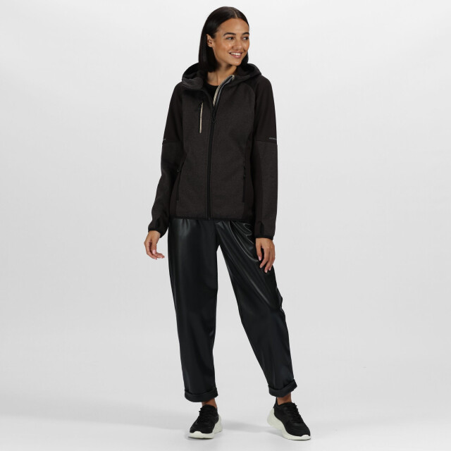 Regatta Dames fleece jasje UTRG5553_greymarlblack large