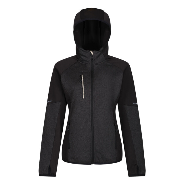 Regatta Dames fleece jasje UTRG5553_greymarlblack large