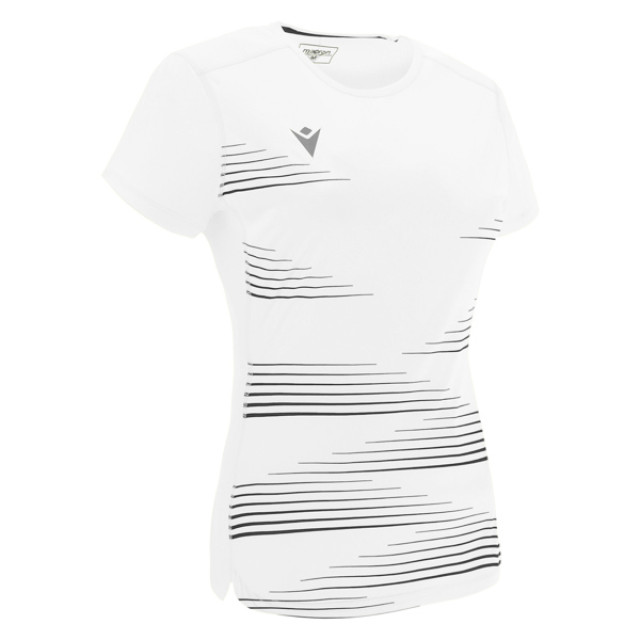 Macron Irma shirt woman wht/blk 71340109 Macron IRMA SHIRT WOMAN WHT/BLK 71340109 large