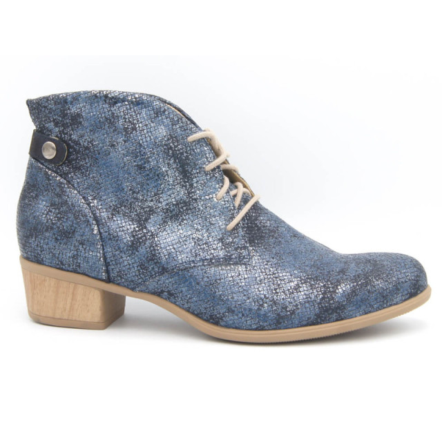 Durea 9603 wijdte G Veterschoenen Blauw 9603 wijdte G large