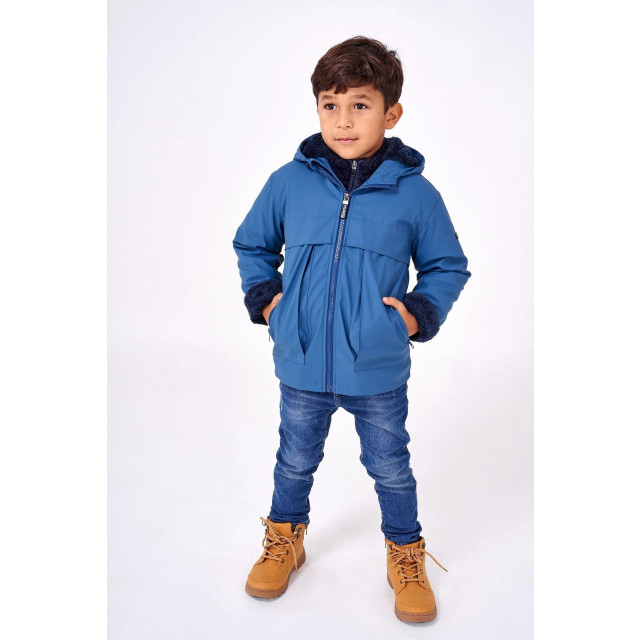 Batela Callantsoog true-blue winter kinderregenjas - C3129-TB large