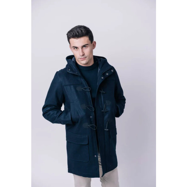 Batela Navy trench peacoat heren - A2597-MA large