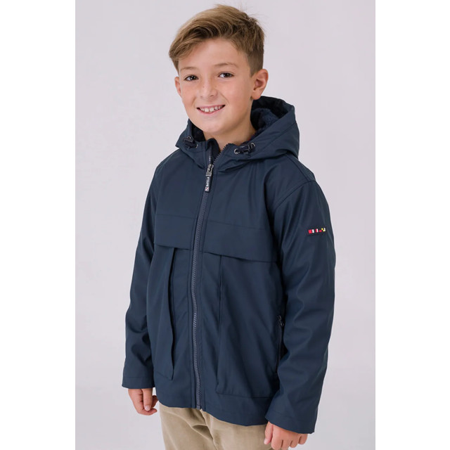 Batela Callantsoog navy winter kinderregenjas - C3129-MA large