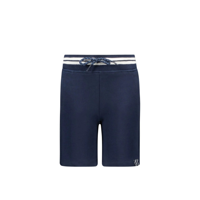 B.Nosy Jongens korte joggingbroek met gestreepte tailleband navy 141578089 large