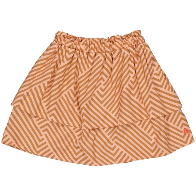 Quapi Meisjes rok qtiara aop peach stripe 142324325 large