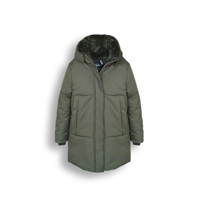 NoBell Meiden lange winterjas belvina army 146432877 large