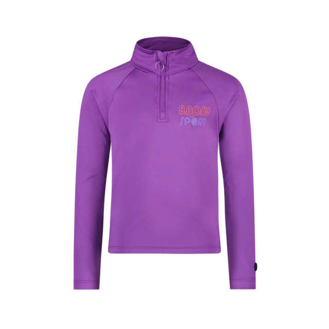 B.Nosy Meisjes shirt met rits b.active electric grape 146455969 large