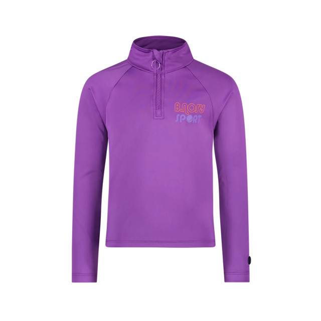 B.Nosy Meisjes shirt met rits b.active electric grape 146455969 large