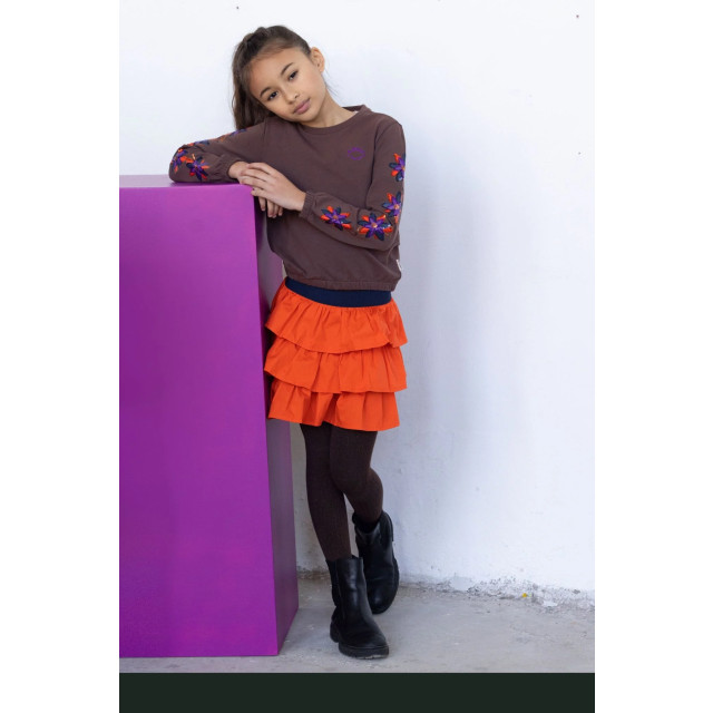 B.Nosy Meisjes sweater gwen walnut 146456215 large