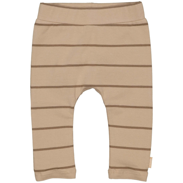 Quapi Newborn baby jongens joggingbroek clint aop brown soft stripes 147400382 large