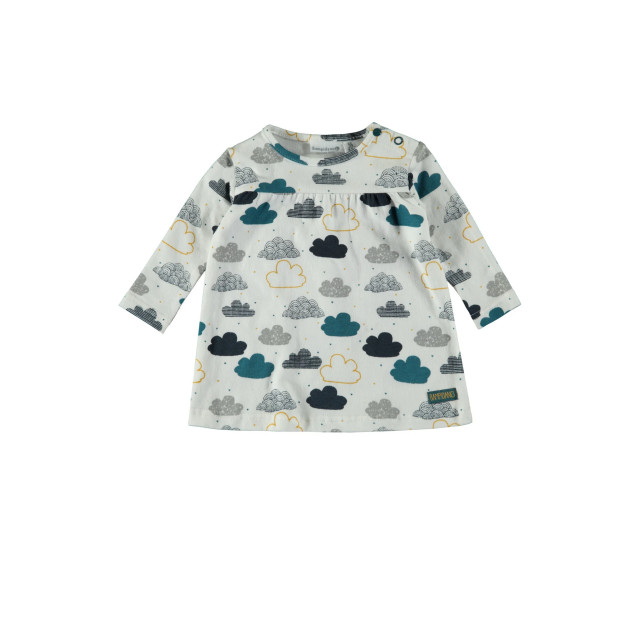 Bampidano Newborn meisjes jurk anna clouds allover 113740965 large