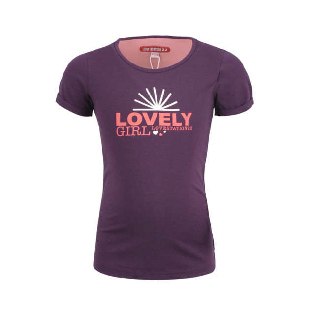Love Station 22 Meisjes t-shirt ingrid coral 130334566 large
