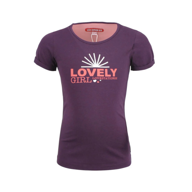 Love Station 22 Meisjes t-shirt ingrid coral 130334566 large