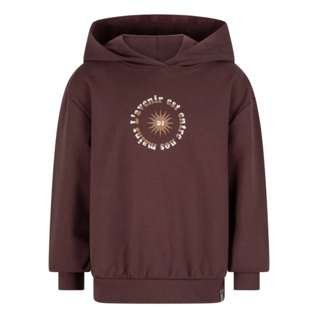 DAILY 7 Meisjes hoodie futur oversized dark mauve 137655396 large