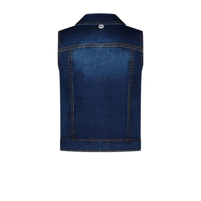 B.Nosy Meisjes gilet met teddy kraag en voering empire denim 137893418 large