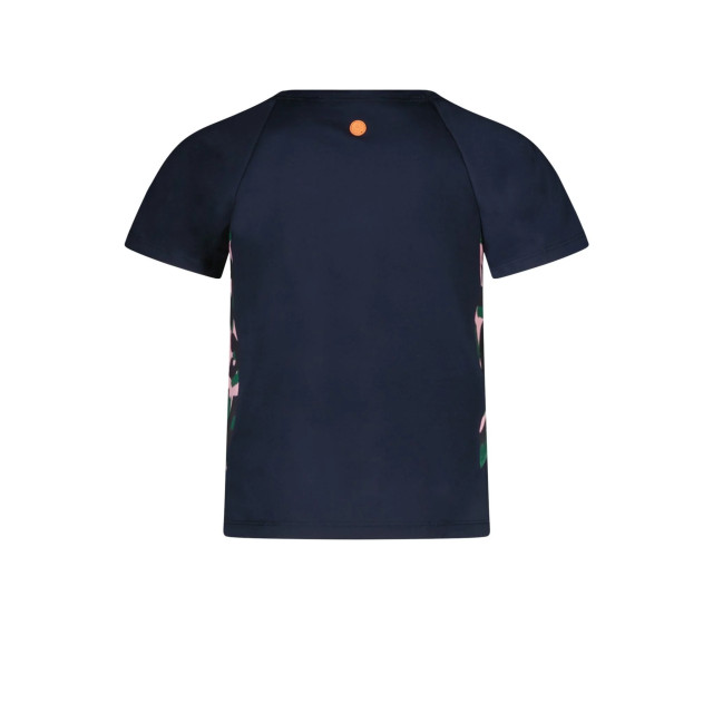 B.Nosy Meisjes t-shirt b. sporty panterprint block navy 137893344 large