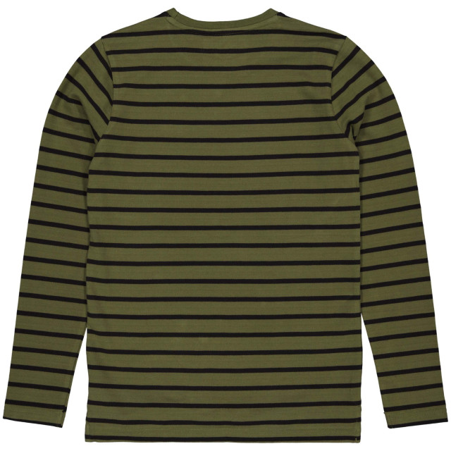 Levv Jongens shirt aart aop olive dust stripe 138979675 large