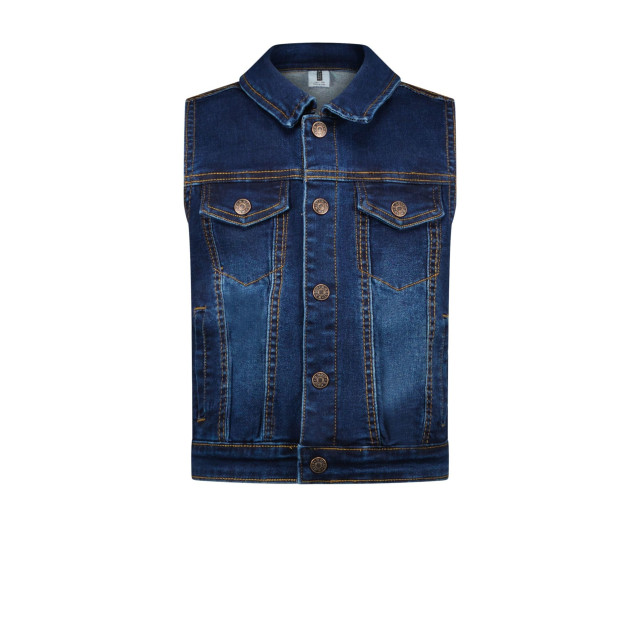 B.Nosy Meisjes gilet met teddy kraag en voering empire denim 137893418 large