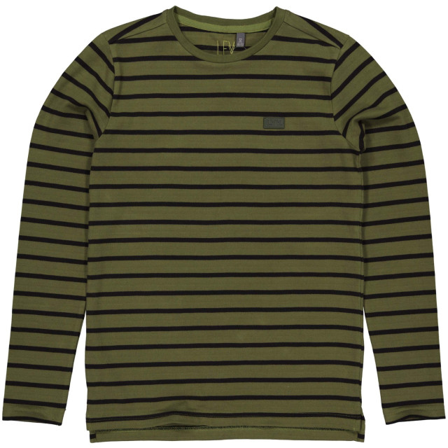 Levv Jongens shirt aart aop olive dust stripe 138979675 large