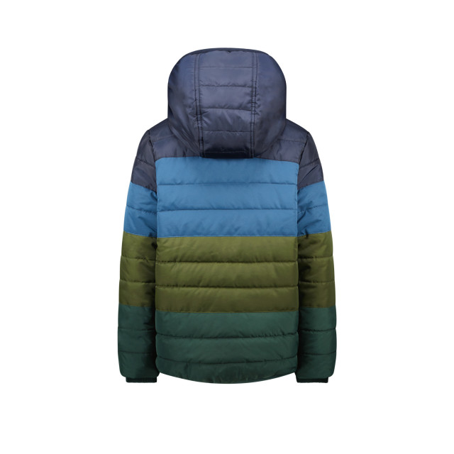 Moodstreet Jongens winterjas colourblock stripe 139201219 large