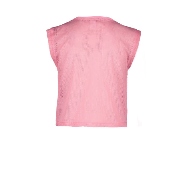 B.Nosy Meisjes t-shirt less perfection met mesh backside sorbet 130411467 large