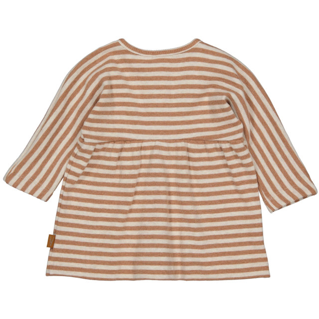 Quapi Newborn baby meisjes jurk elena aop mocha stripe 140473619 large