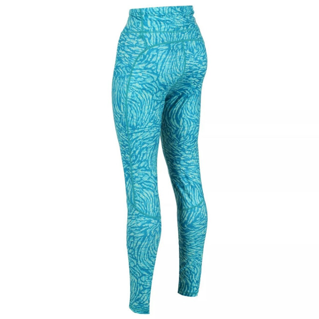 Regatta Dames holeen ii legging met dierenprint UTRG7839_enamelblue large