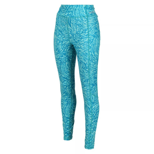 Regatta Dames holeen ii legging met dierenprint UTRG7839_enamelblue large