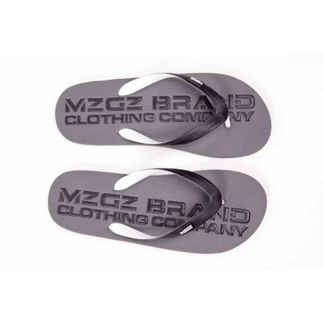 Megaguz Heren slippers zwart- wit cedro 1800304 / 40 large