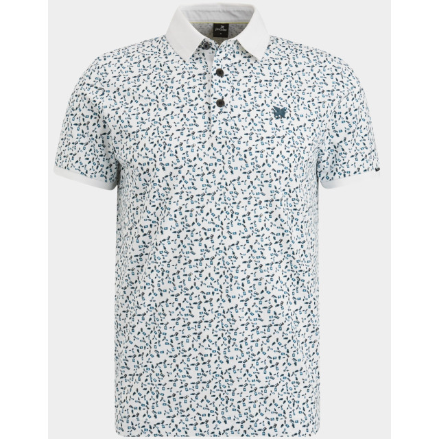 Falke Vanguard polo korte mouw wit short sleeve polo mercerized vpss2305876/7003 174800 large