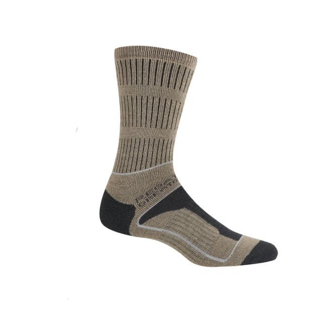 Regatta Dames samaris 3 season boot socks UTRG6074_moccasinbrownbriargrey large