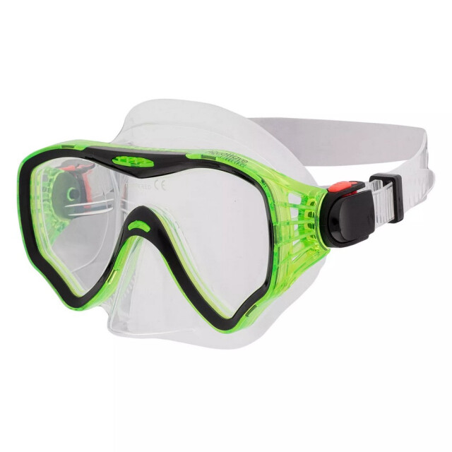 Aquawave Unisex volwassen gozo duikmasker UTIG2720_greenblacktransparent large