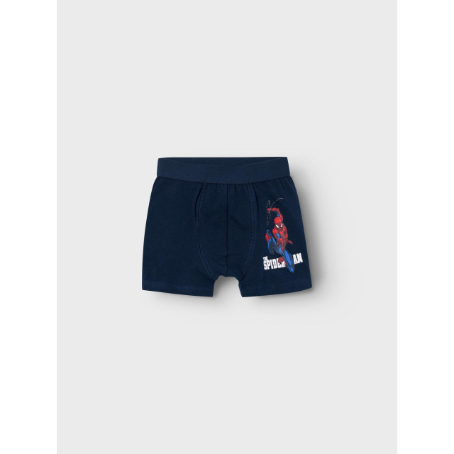 Name It Jongens boxershorts spiderman blauw/grijs 2-pack 13225926 large