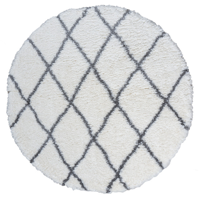 Veer Carpets Vloerkleed jeffie cream rond ø200 cm 2647959 large