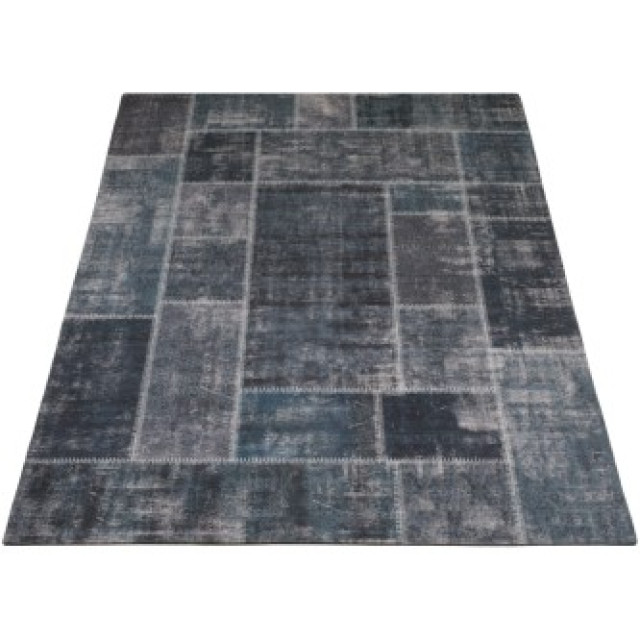 Veer Carpets Karpet mijnen grijs/blauw 160 x 230 cm 2647592 large