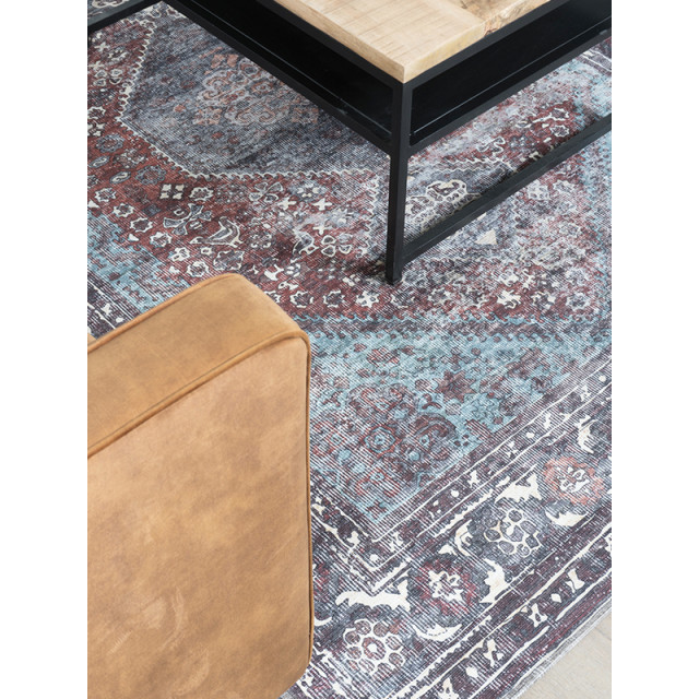 Veer Carpets Vloerkleed madel rood/blauw 200 x 290 cm 2647624 large