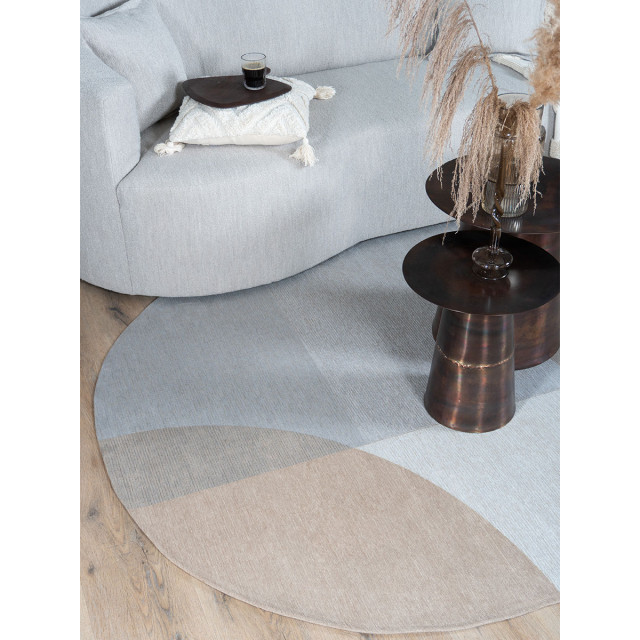 Veer Carpets Vloerkleed eli beige ovaal 160 x 230 cm 2648931 large