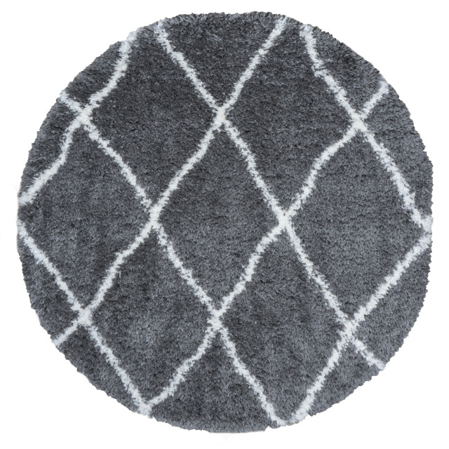 Veer Carpets Vloerkleed jeffie grey rond ø120 cm 2647757 large