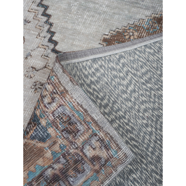 Veer Carpets Vloerkleed karaca blue/brown 06 200 x 290 cm 2648190 large