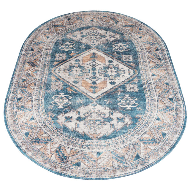 Veer Carpets Vloerkleed laria blue 4 ovaal 200 x 290 cm 2648914 large