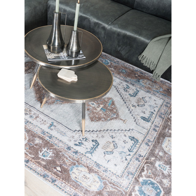 Veer Carpets Vloerkleed karaca blue/brown 06 200 x 290 cm 2648190 large