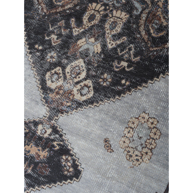 Veer Carpets Vloerkleed karaca antraciet/brown 09 160 x 230 cm 2648203 large