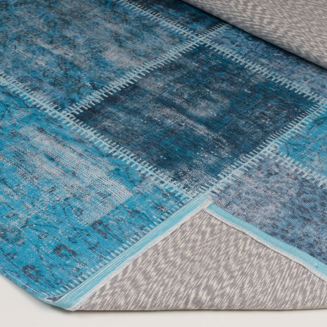 Veer Carpets Karpet mijnen turquoise 160 x 230 cm 2647746 large