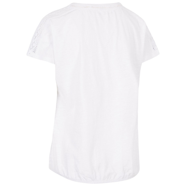 Trespass Dames moor stripe t-shirt met korte mouwen UTTP5739_white large