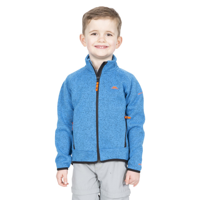 Trespass Childrens boys mario full zip fleece jacket UTTP3462_bluemarl large