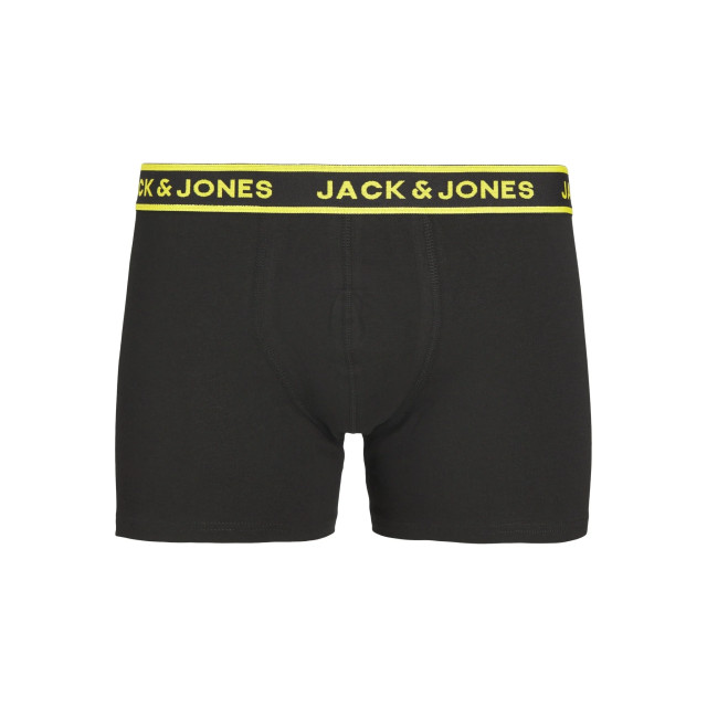 Jack & Jones Heren boxershorts trunks jacspeed zwart/grijs 5-pack 12250614 large