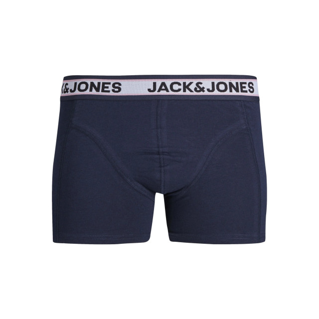 Jack & Jones Heren boxershorts trunks jacmarco oranje/blauw 3-pack 12250605 large