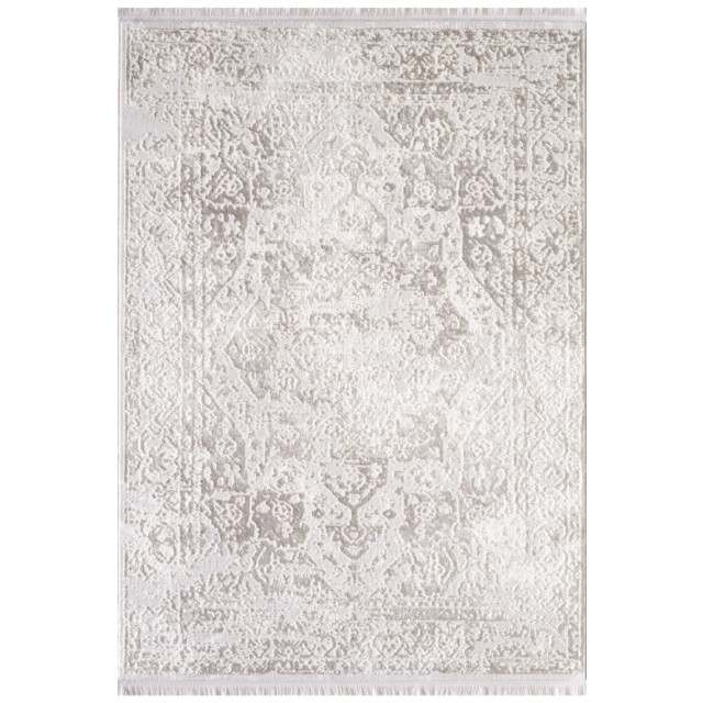 Woodman Carpet Friesland - 120x180cm, laagpolig vloerkleed met franjes 2819057 large