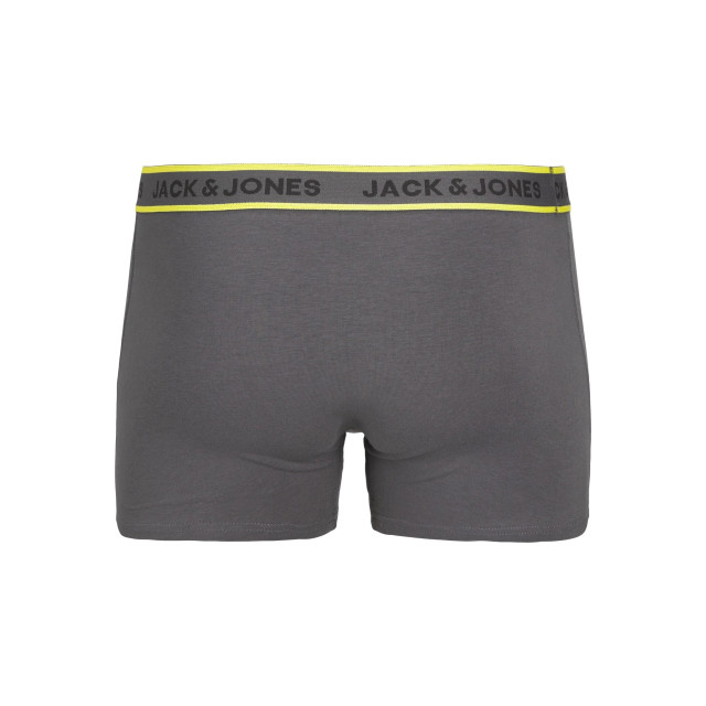 Jack & Jones Heren boxershorts trunks jacspeed zwart/grijs 5-pack 12250614 large